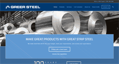 Desktop Screenshot of greersteel.com